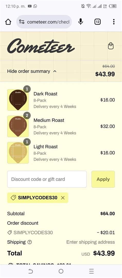 cometeer coffee discount|Cometeer Promo Codes & Coupons + Free Shipping 2024